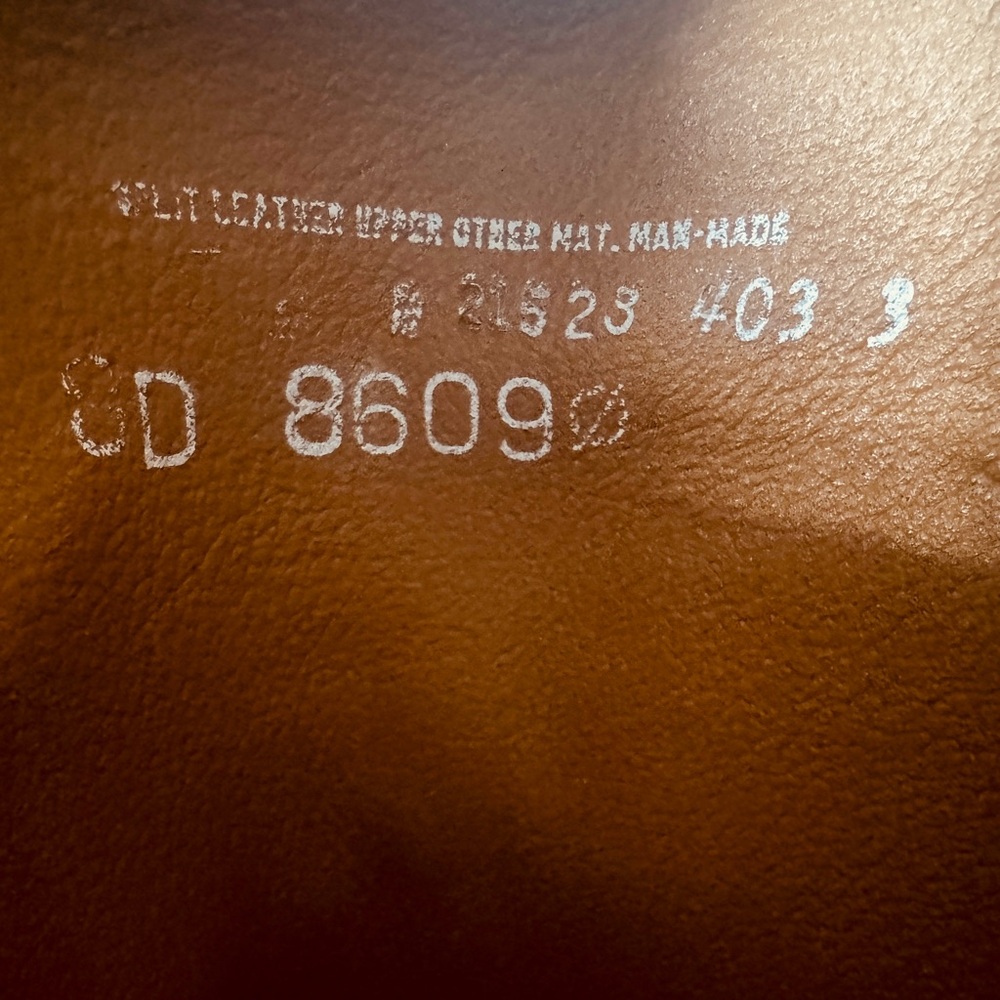 VTG NOS 70s Mens Boots Suede RARE Vulcan Brand NEVER WORN Sturdy Protect SZ 10.5 - Picture 11 of 11